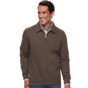 MENS CROFT AND BARROW FLEECE PULLEOVER
